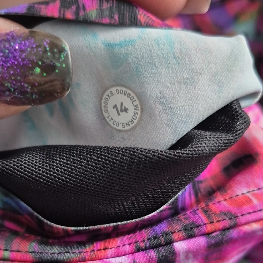 Colorful Patterned Lulu Lemon Leggings
